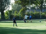 Laatste training S.K.N.W.K. JO11-1JM van seizoen 2022-2023 (partijtje tegen de ouders) (204/221)